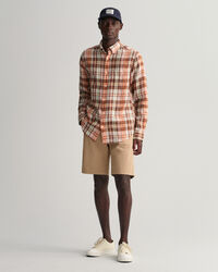 Regular Fit Linen Madras Shirt
