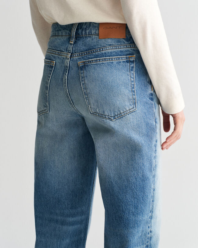 Straight Leg Rigid Jeans