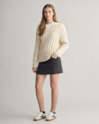 Teen Girls Low-Waisted Mini Skirt