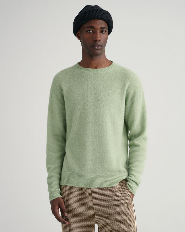 Alpaca Blend Crew Neck Sweater