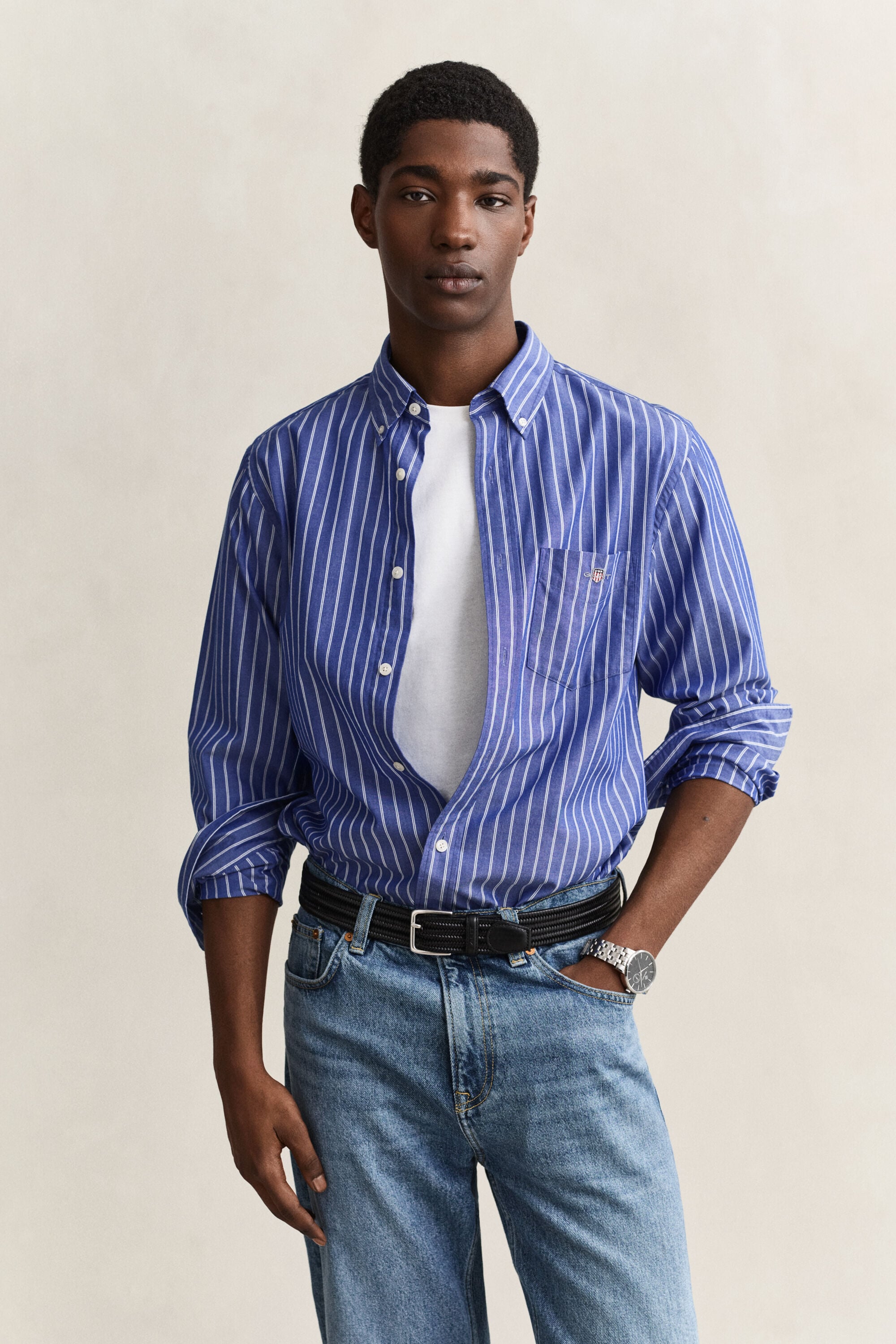 Striped Classic Poplin Shirt