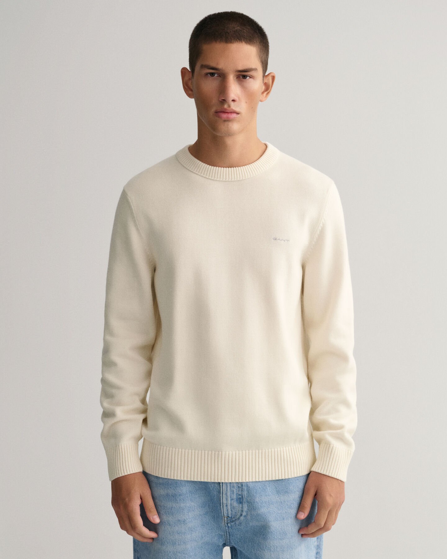 Supima Cotton Crew Neck Sweater
