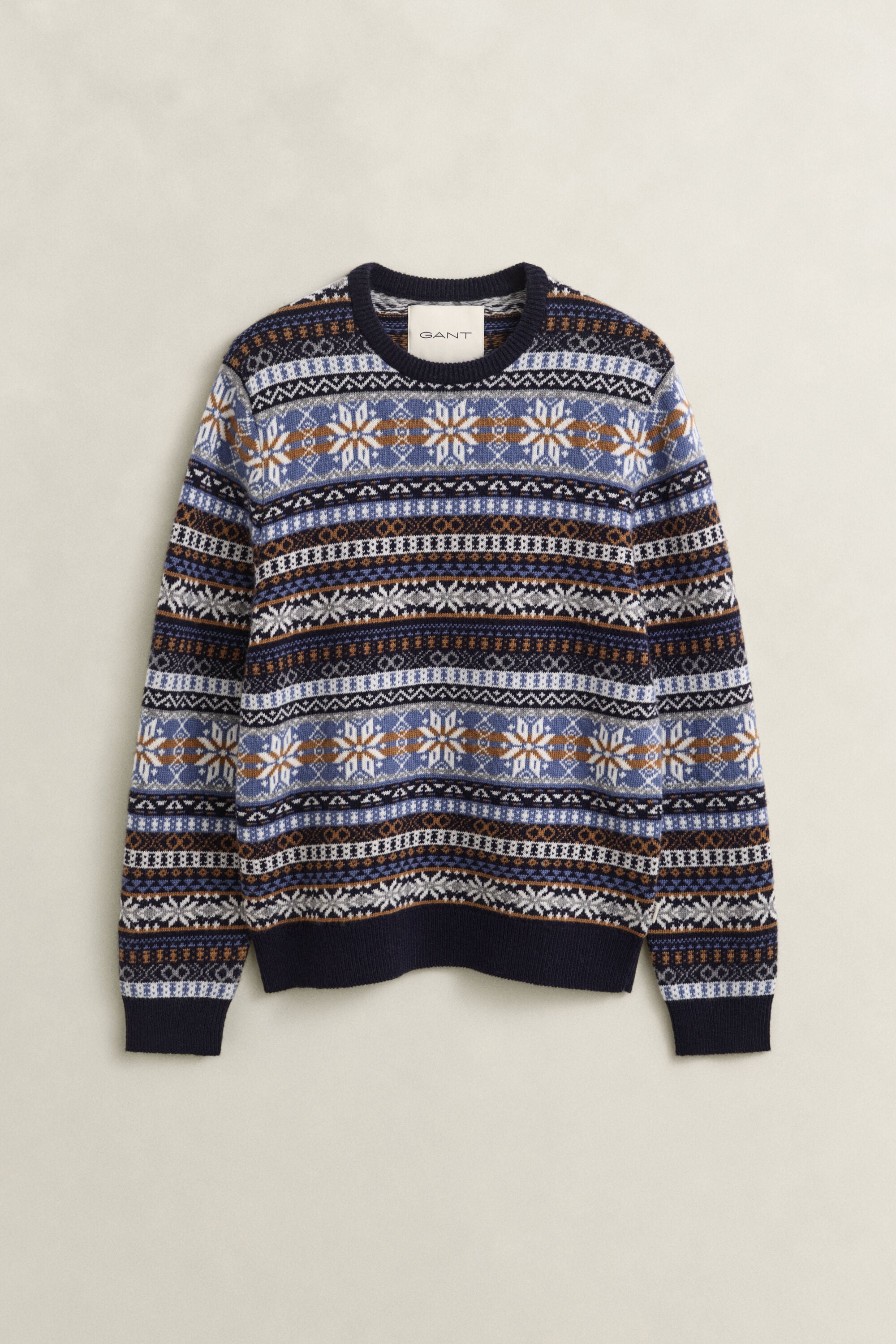 Fair Isle Crew Neck Sweater