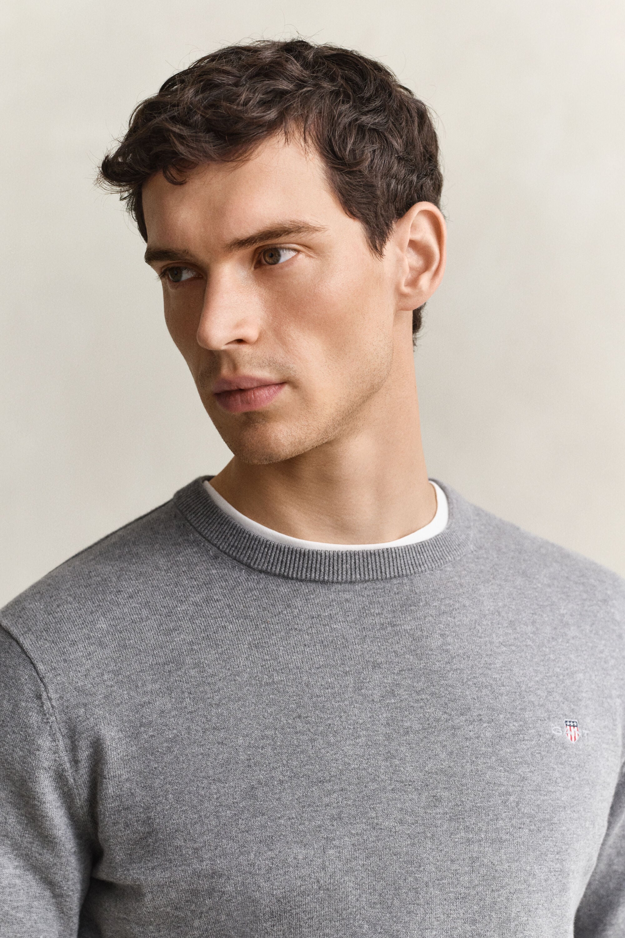 Cotton Crew Neck Sweater
