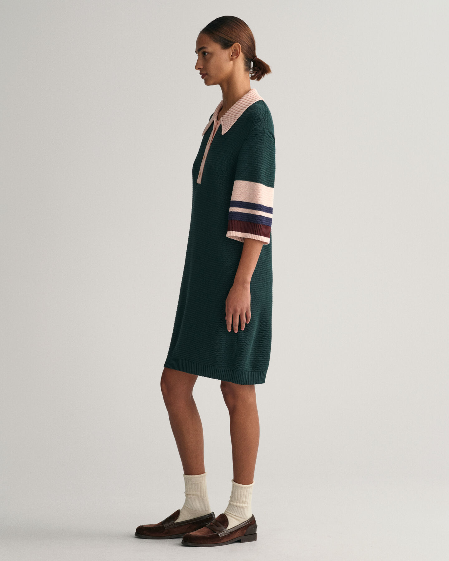Polo Knit Mini Dress