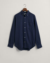 Regular Fit Textured Cotton Linen Shirt