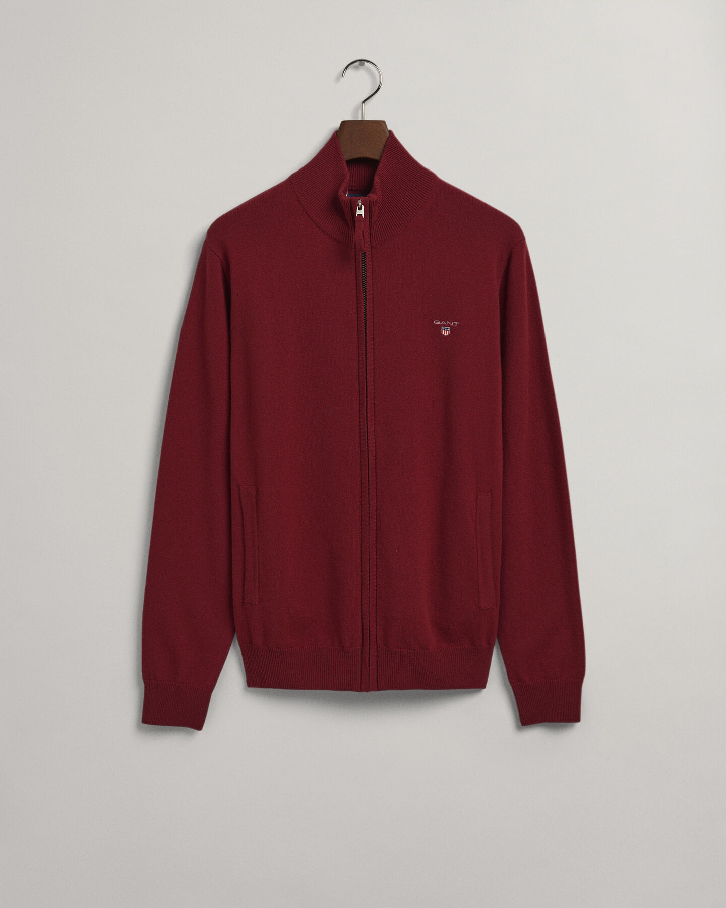 Super Fine Lambswool Zip Cardigan