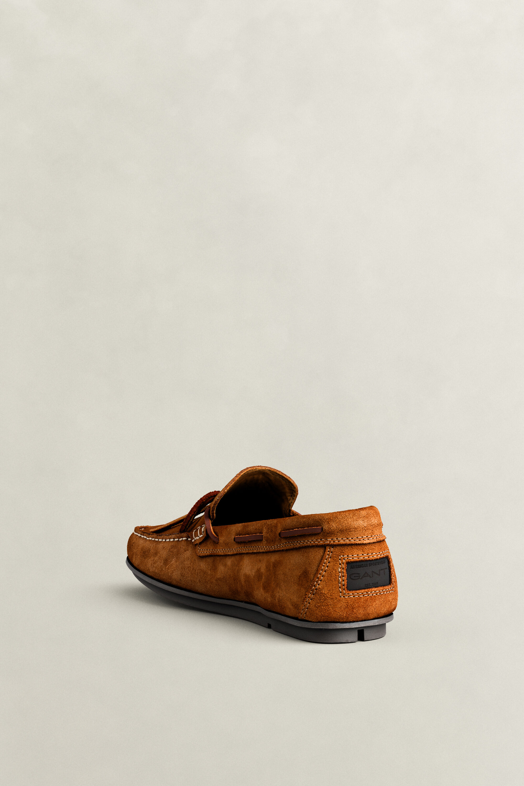 Wilmon Suede Loafers — COGNAC BROWN