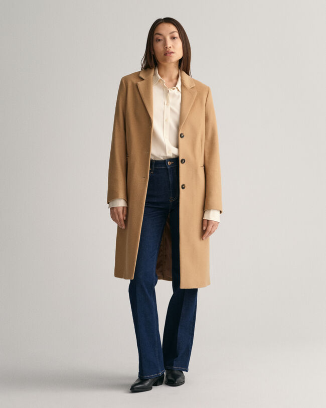 Wool Blend Tailored Coat - GANT