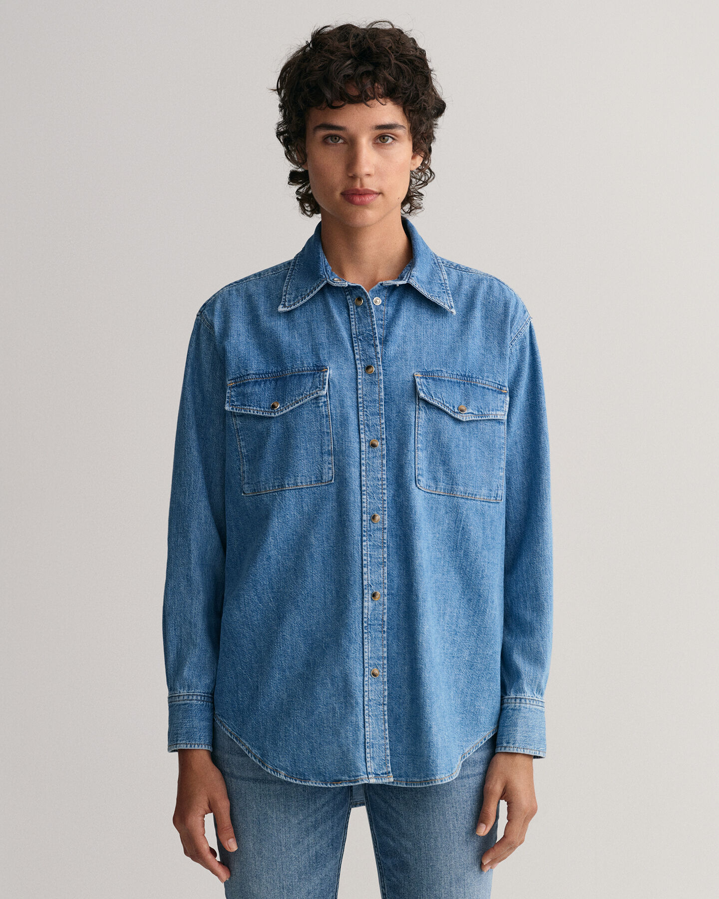 Relaxed Fit Denim Shirt