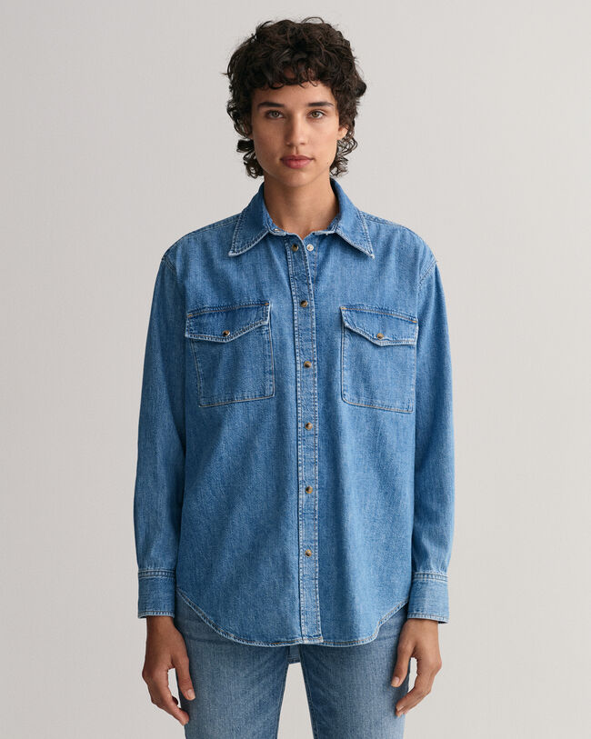 Relaxed Fit Denim Shirt