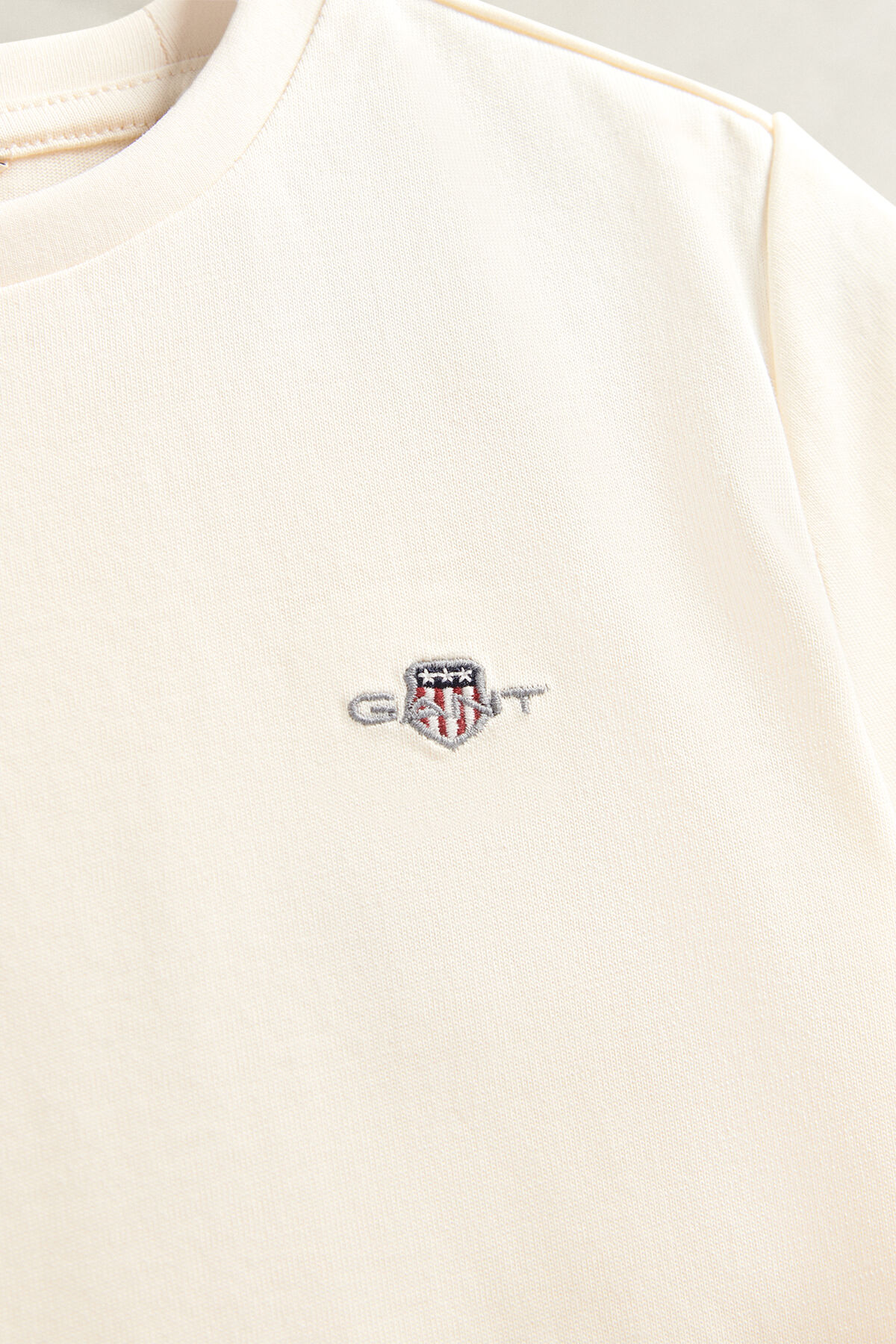 Kids Shield T-Shirt — CREAM