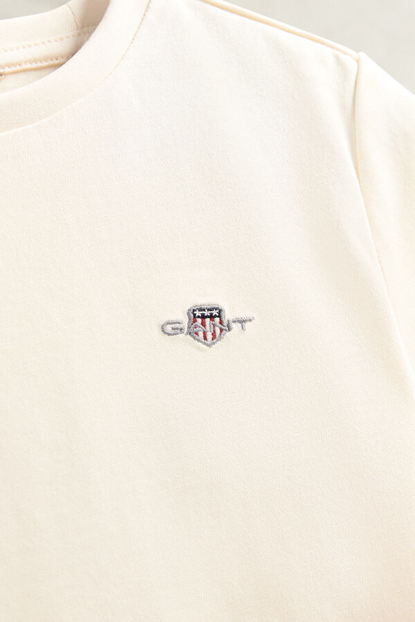 Kids Shield T-Shirt — CREAM