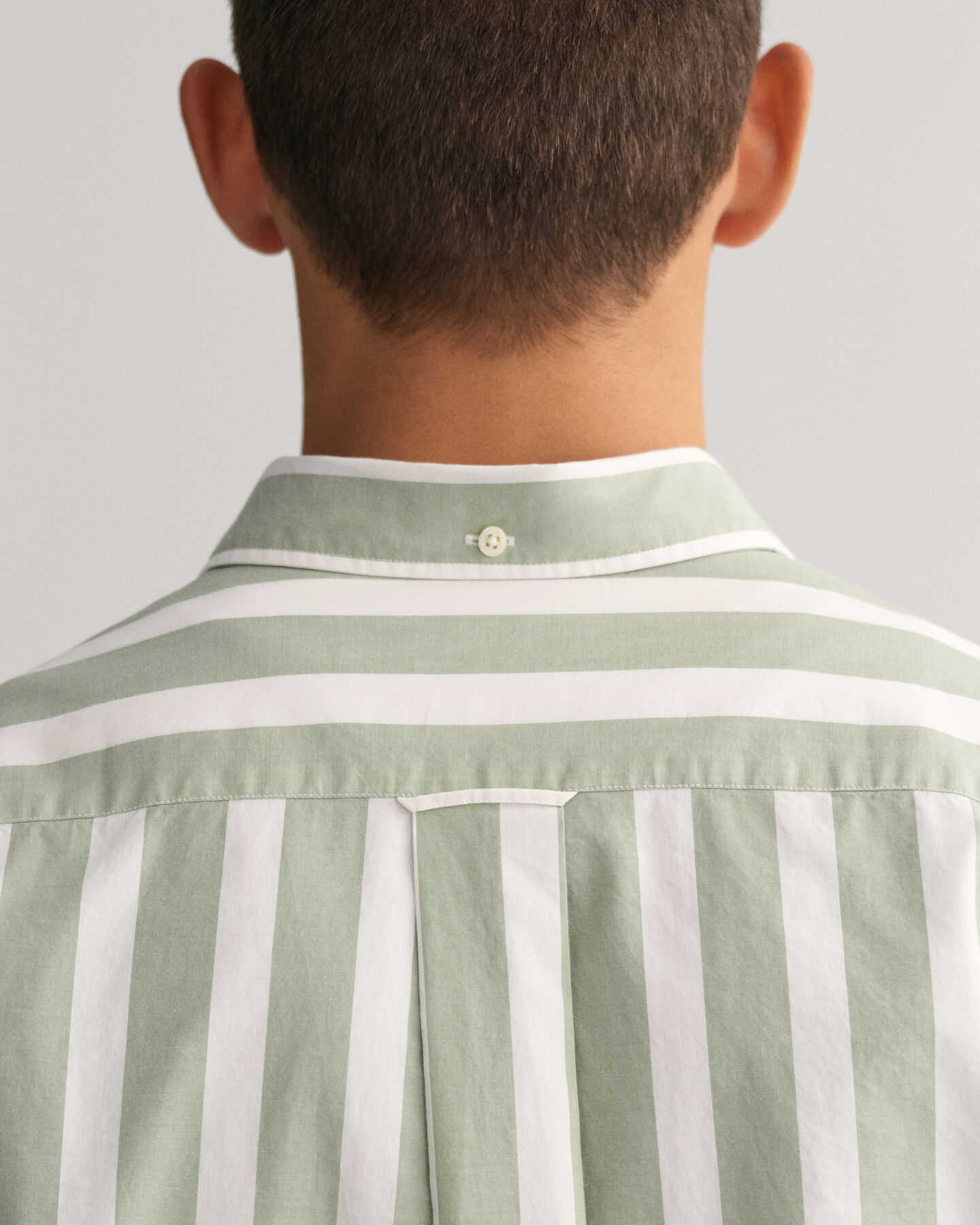 Regular Fit Wide Striped Broadcloth Shirt