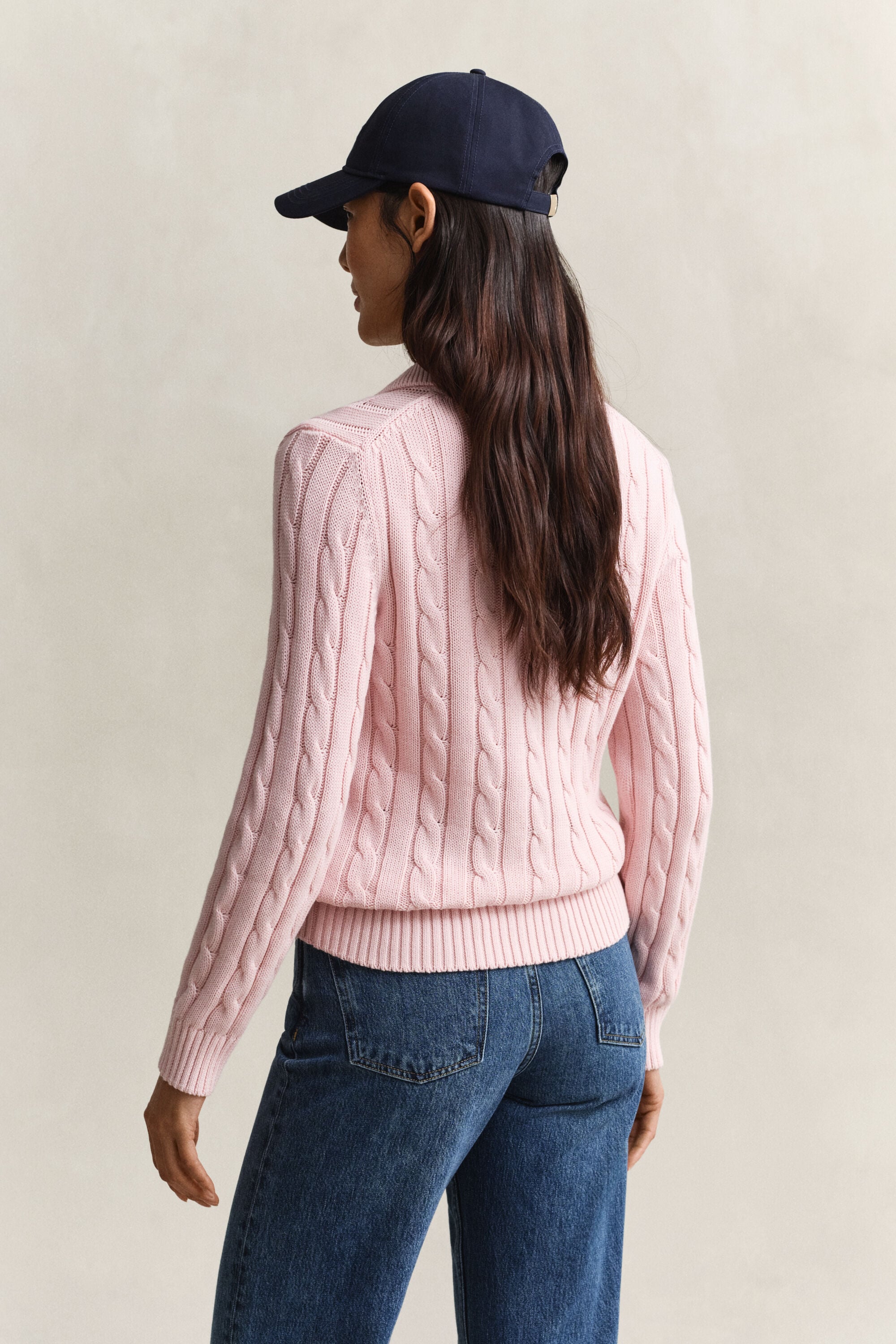Cotton Cable Knit Sweater
