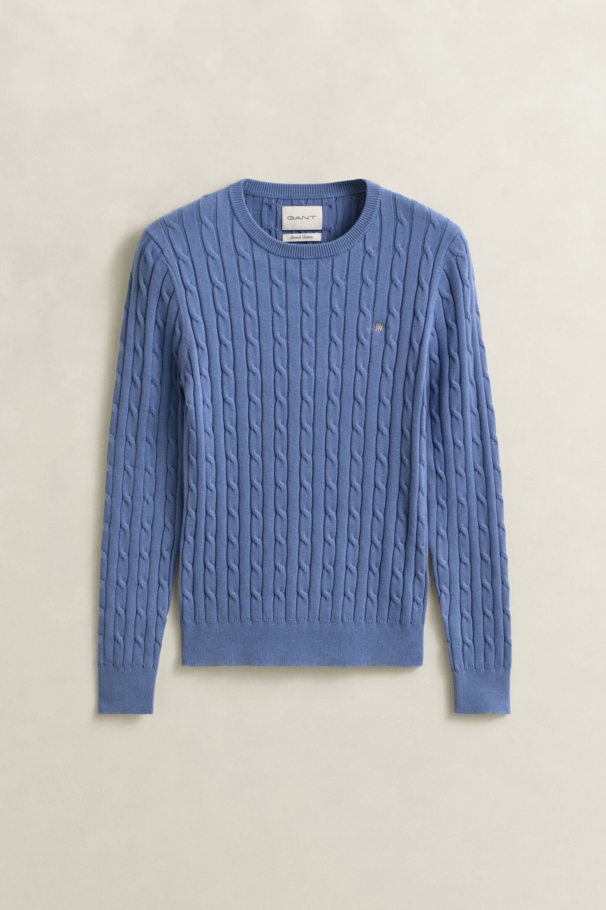 Cable Knit Crew Neck Sweater