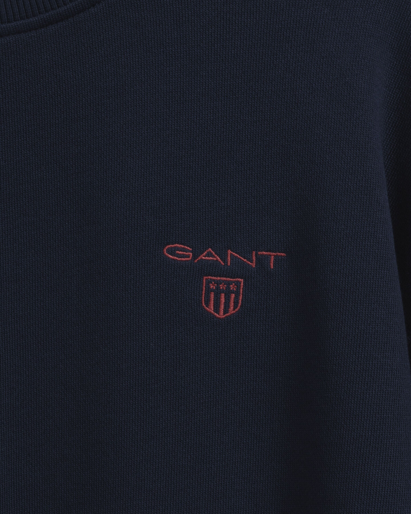 Teen Boys Contrast Shield Crew-Neck Sweater