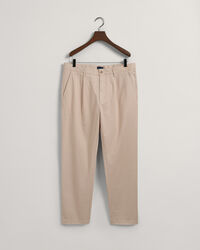 Slim Fit Fit Pleated Twill Chinos