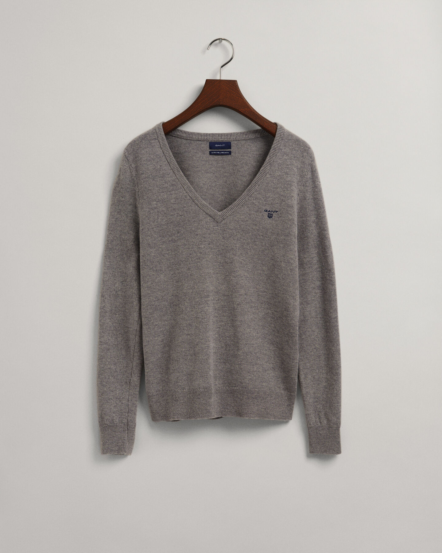 Extra Fine Lambswool V-Neck Sweater