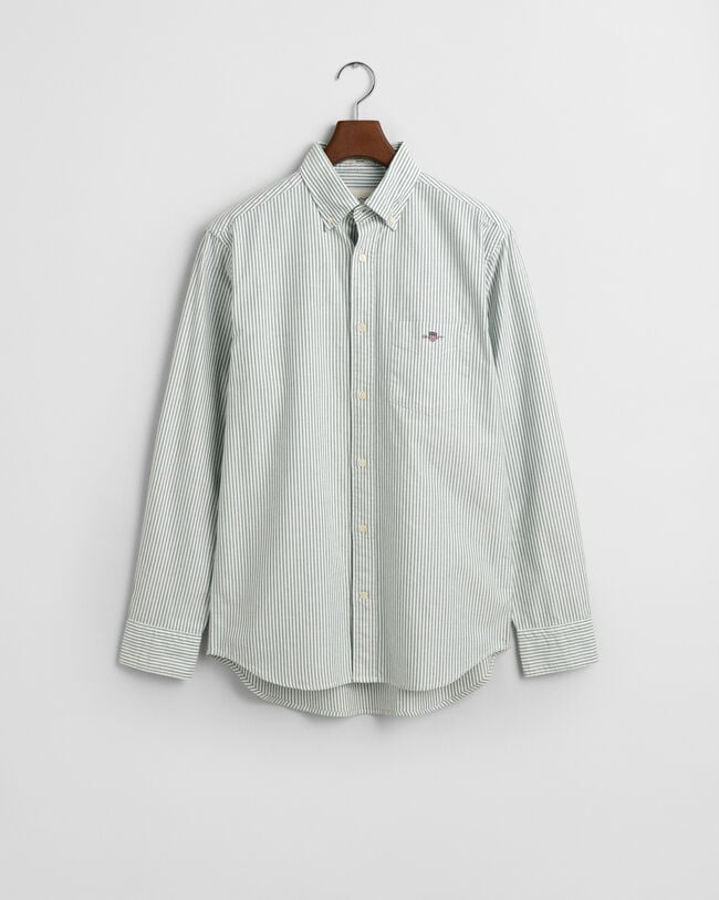 Regular Fit Banker Stripe Classic Oxford Shirt