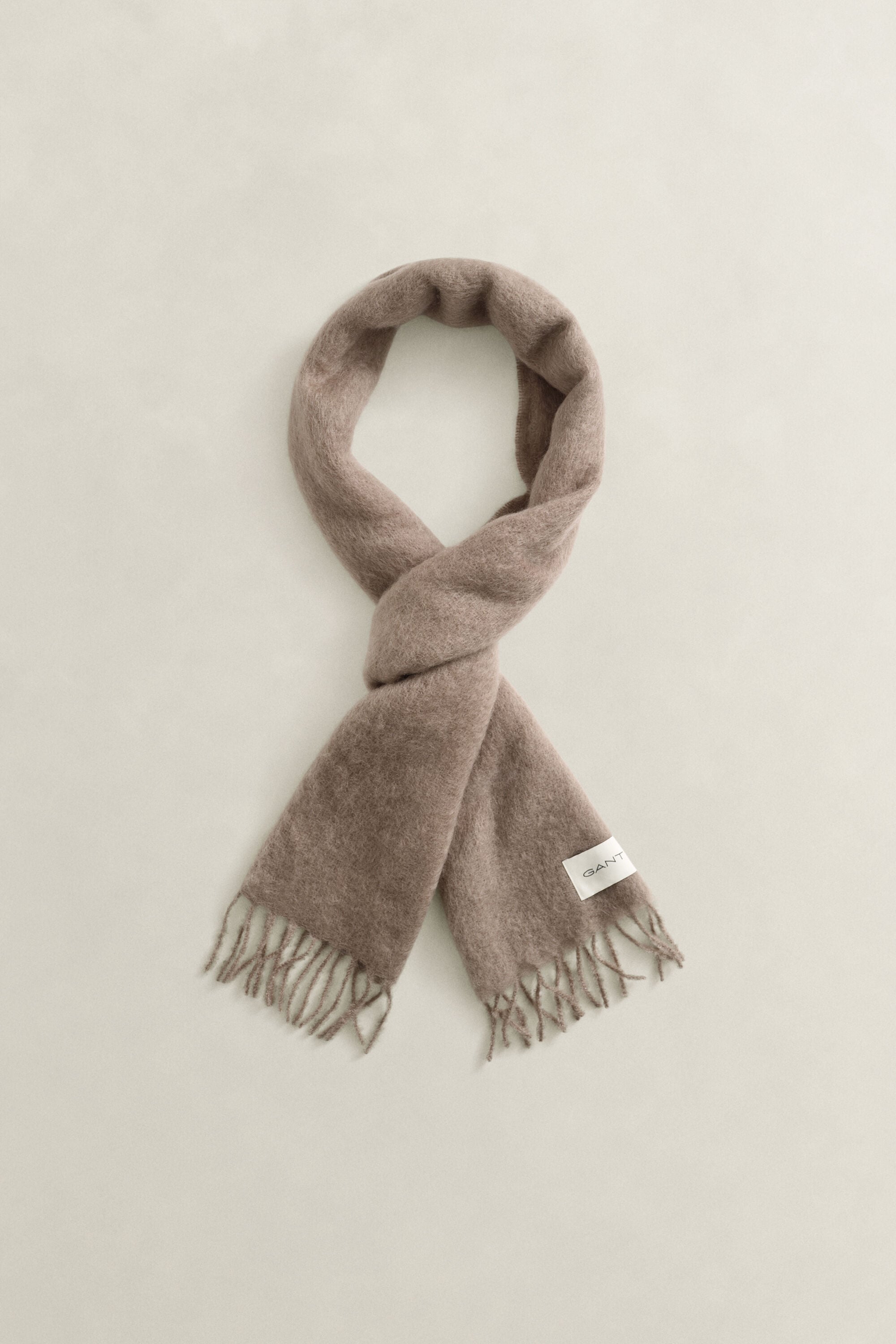 Mohair Scarf — MIST TAUPE