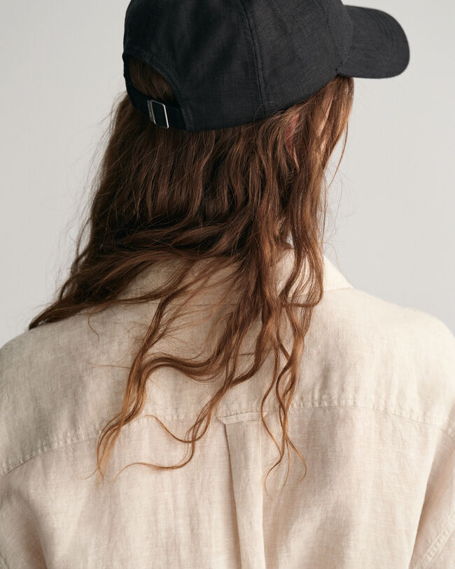 Linen Short Sleeve Shirt Dress