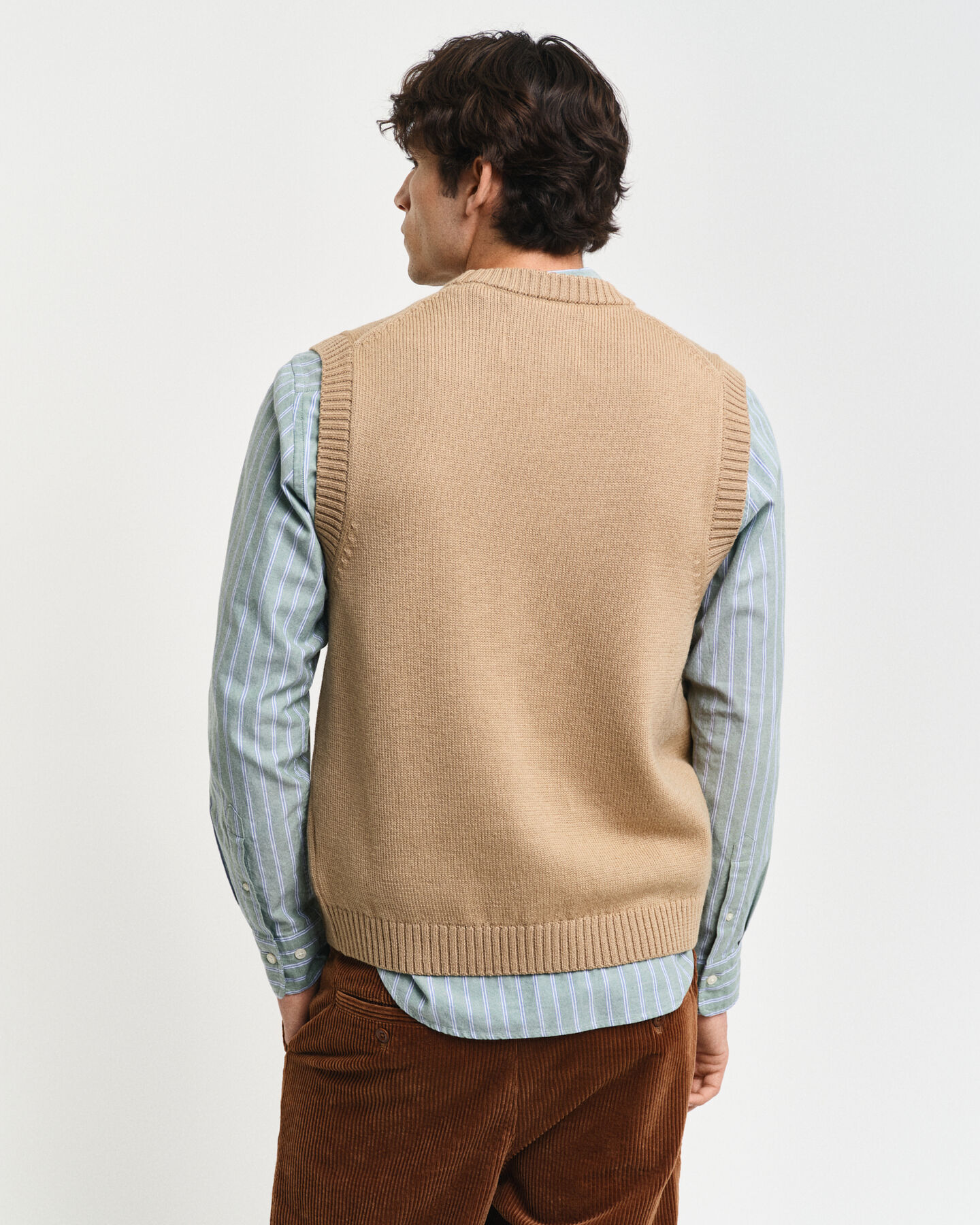 Buttoned Wool Vest