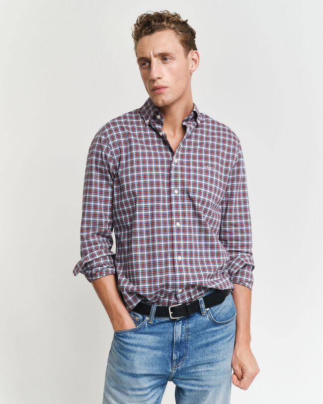 Regular Fit Classic Tartan Poplin Shirt
