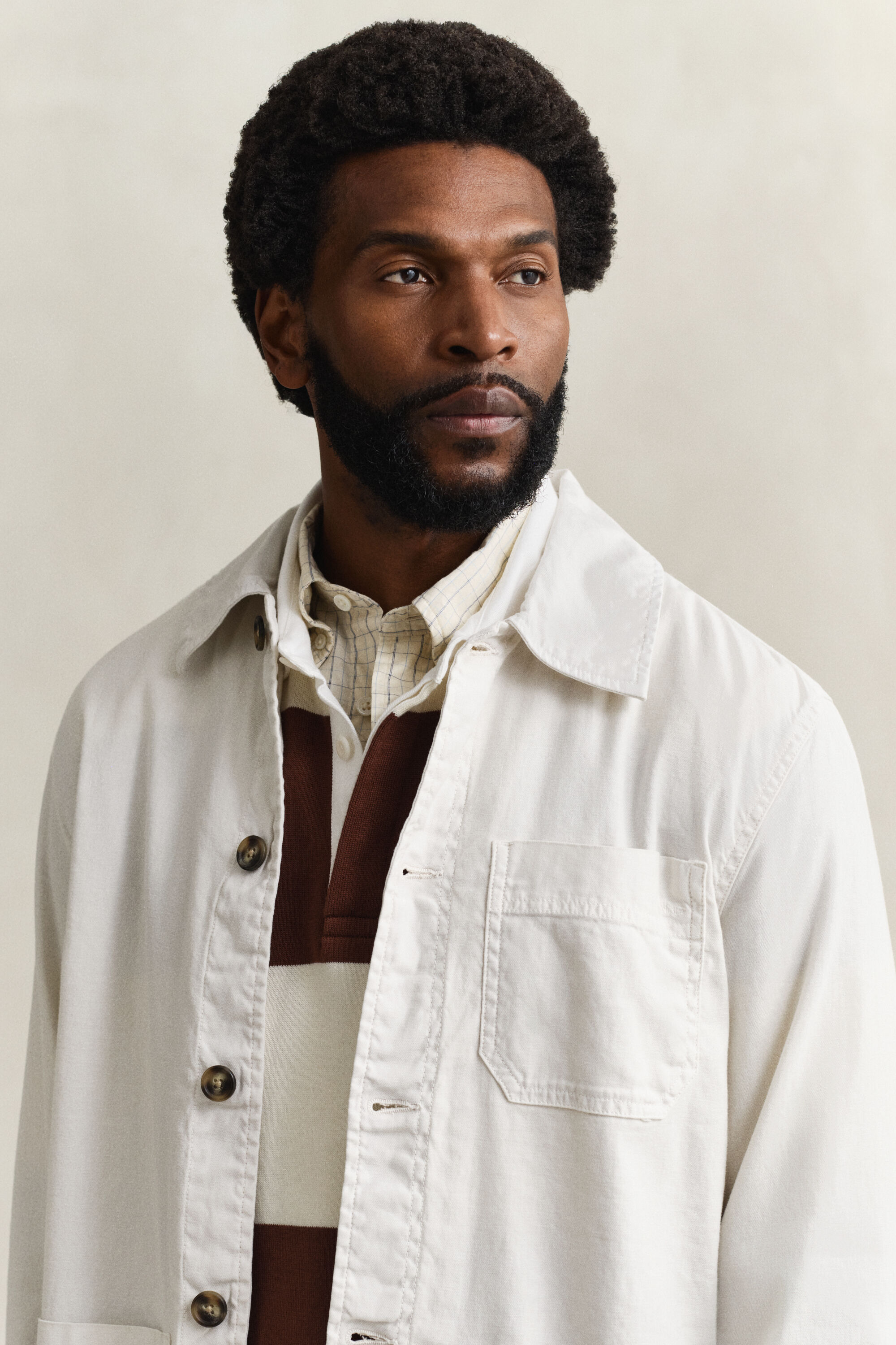 Linen Blend Overshirt