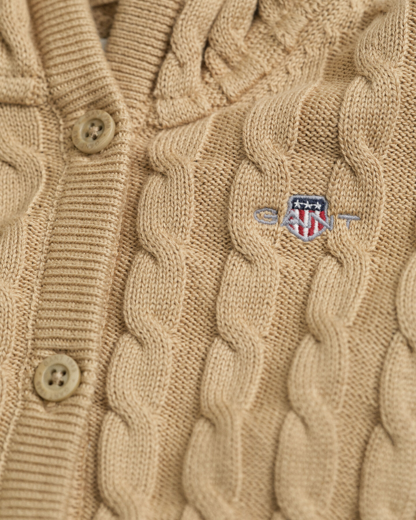 Baby Cotton Cable Knit Cardigan