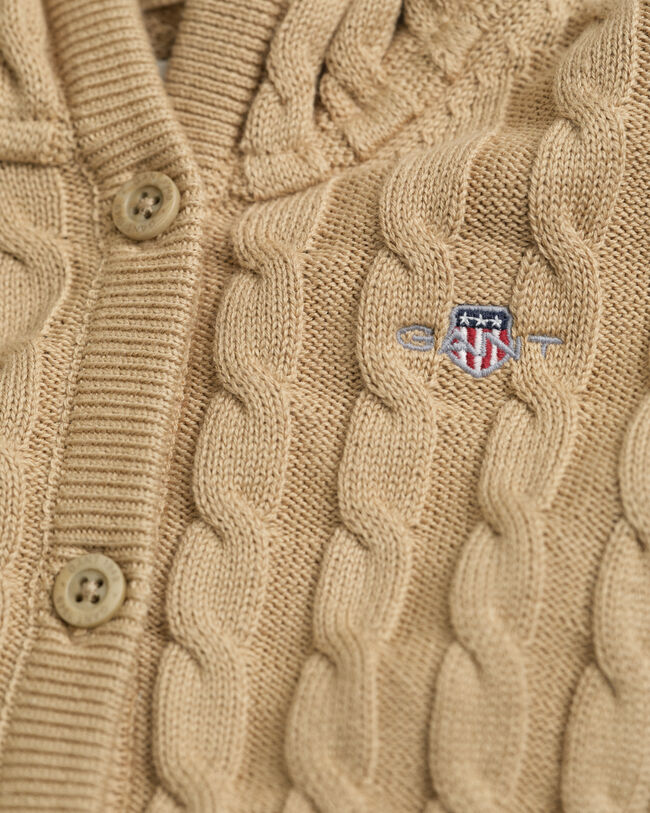 Baby Cotton Cable Knit Cardigan