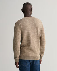 Twisted Yarn Crew Neck Sweater