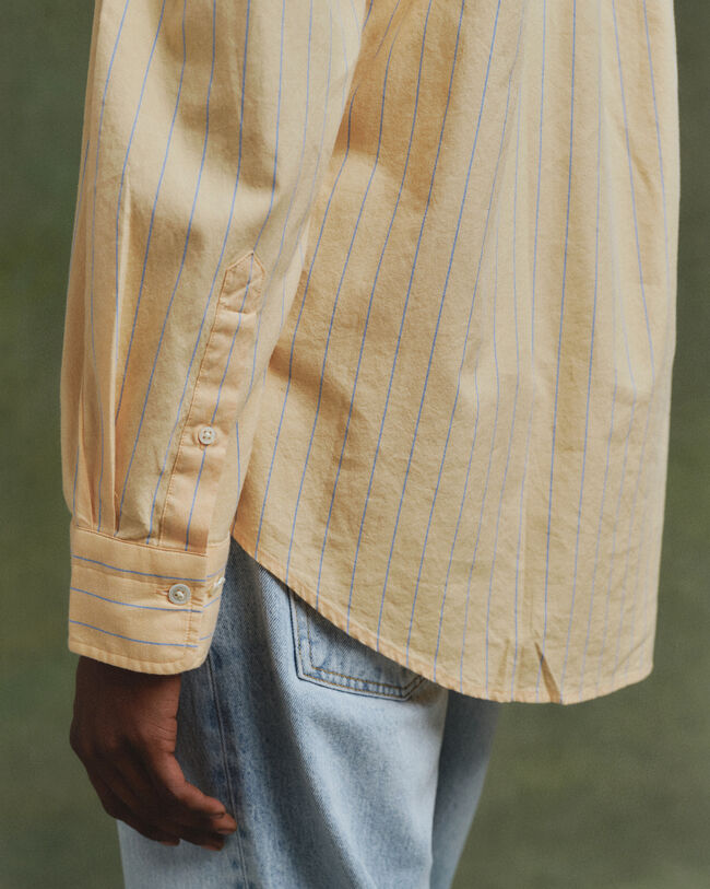 Oversized Dreamy Striped Oxford Shirt