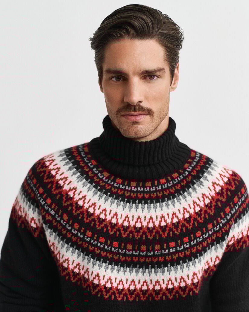 Fair Isle Turtleneck