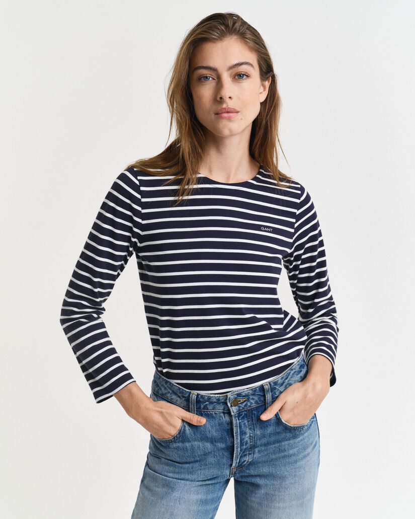 Breton 3/4 Length Sleeve T-Shirt