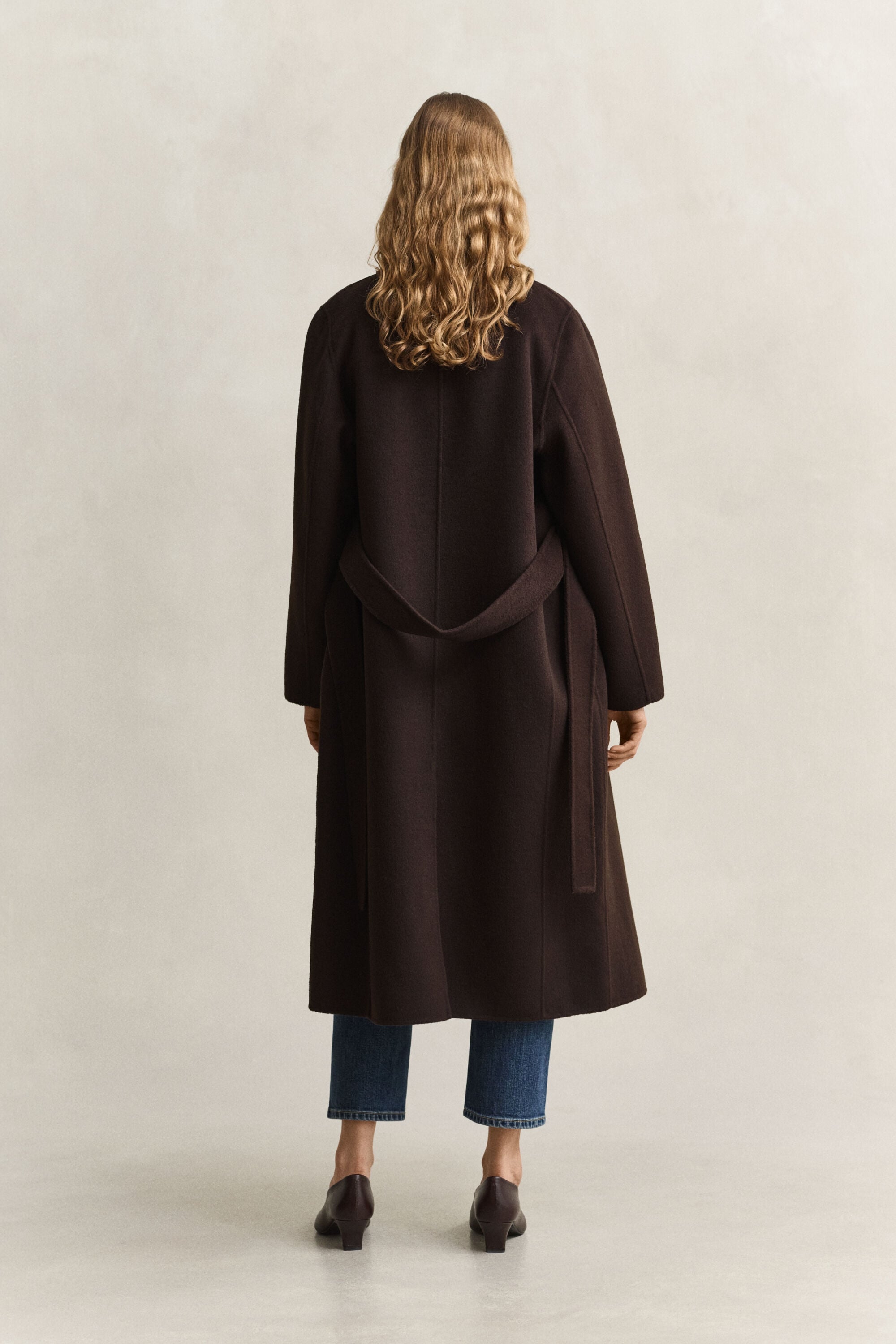Handstitched Belted Coat