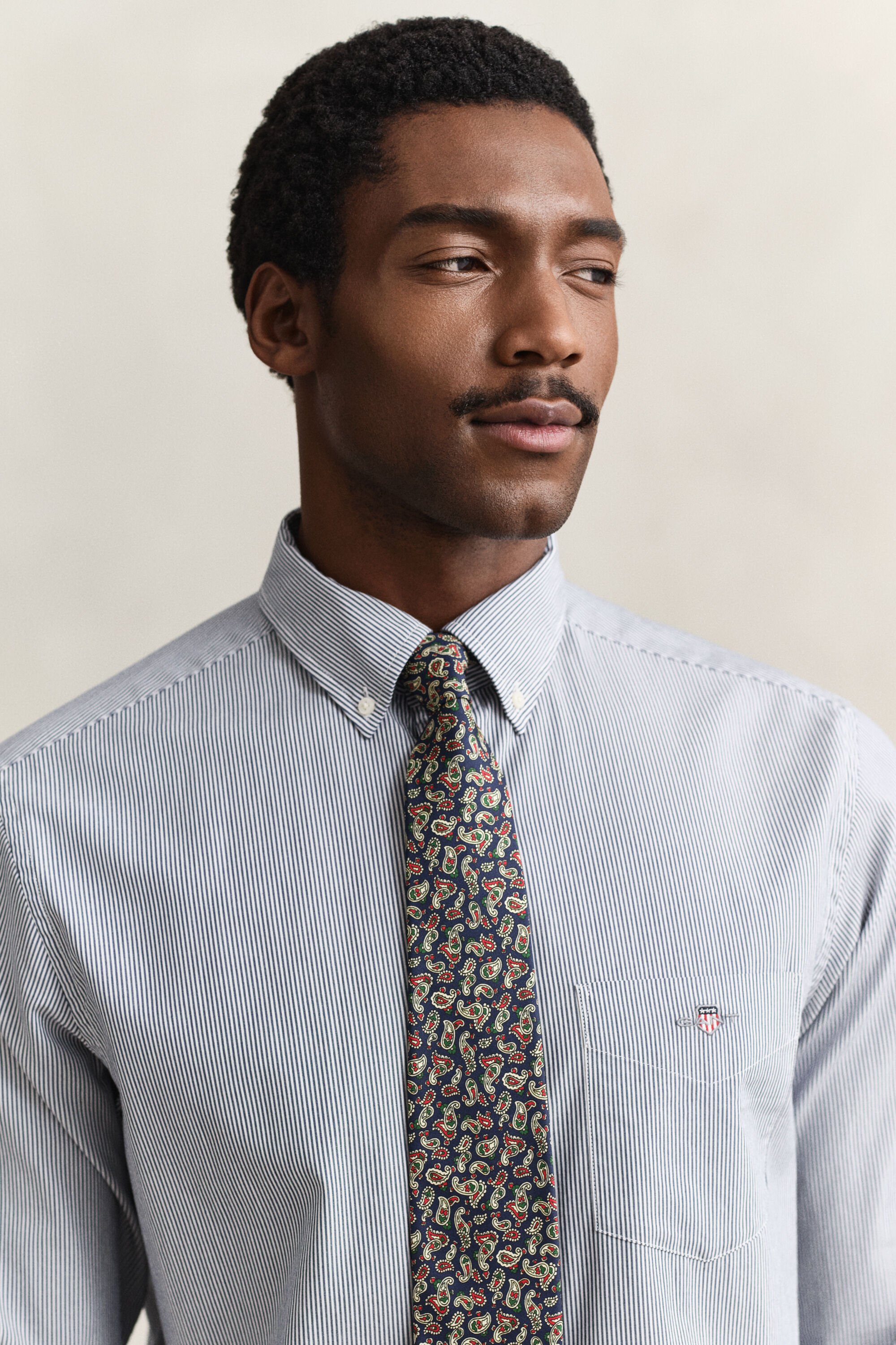 Banker Stripe Classic Poplin Shirt