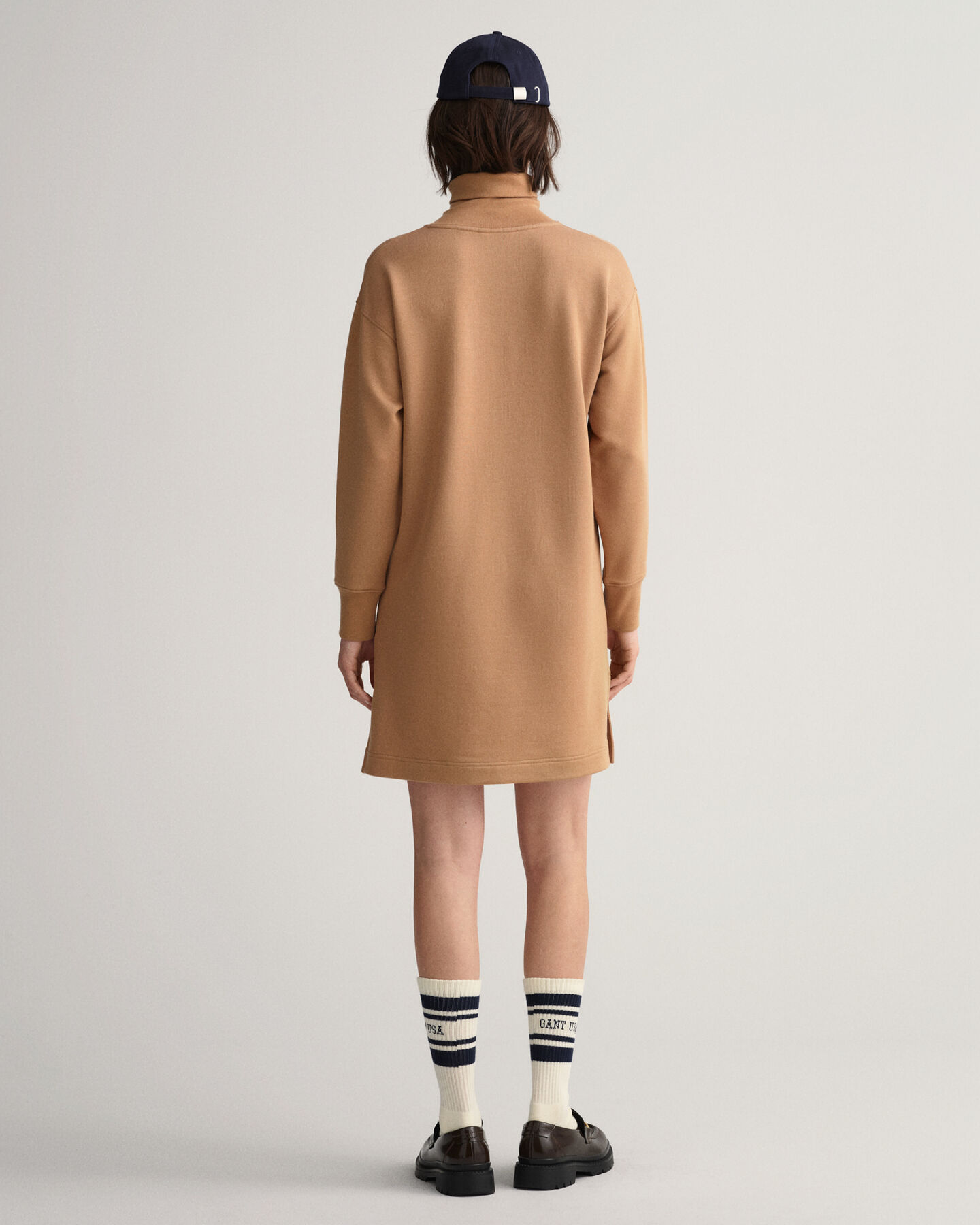 Half-Zip Sweat Dress
