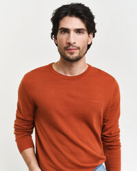 Extra Fine Merino Wool Crew Neck Sweater