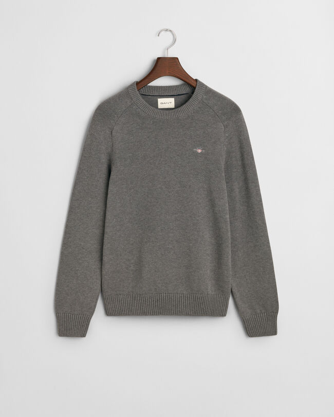 Casual Cotton Crew Neck Sweater