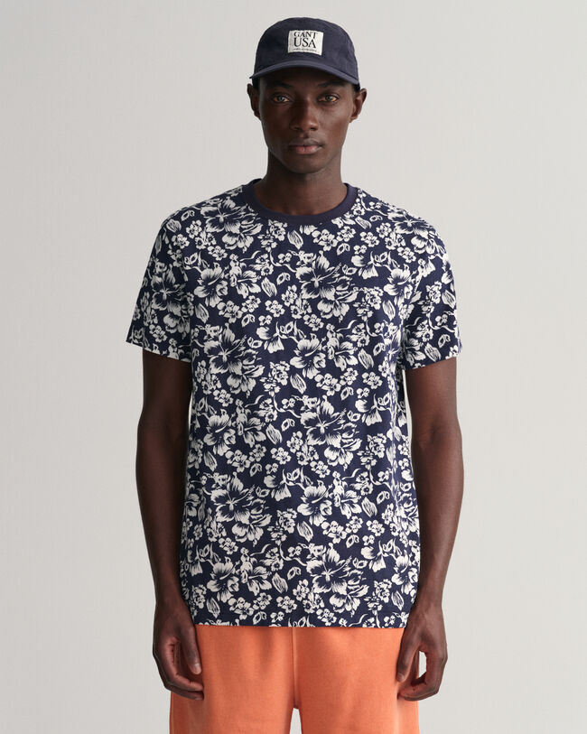 Floral Print T-Shirt - GANT