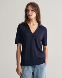 Fine Knit Short Sleeve Rugger