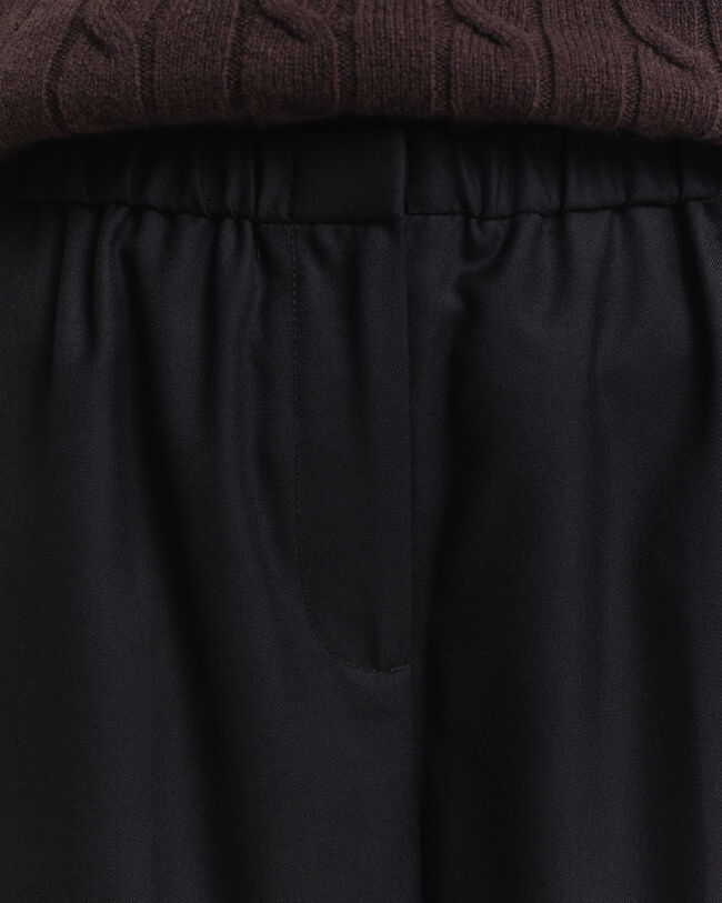 Wool Blend Pull-On Pants