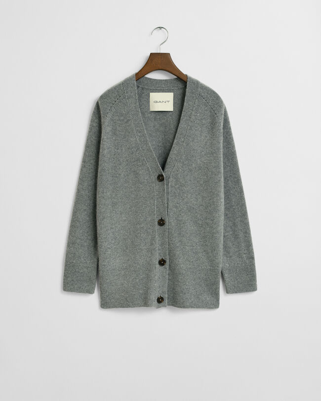 Wool Cashmere Blend Cardigan