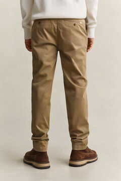 Slim Fit Comfort Chinos — LIGHT TAUPE 2