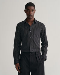 Slim Fit Formal Pinstriped Shirt