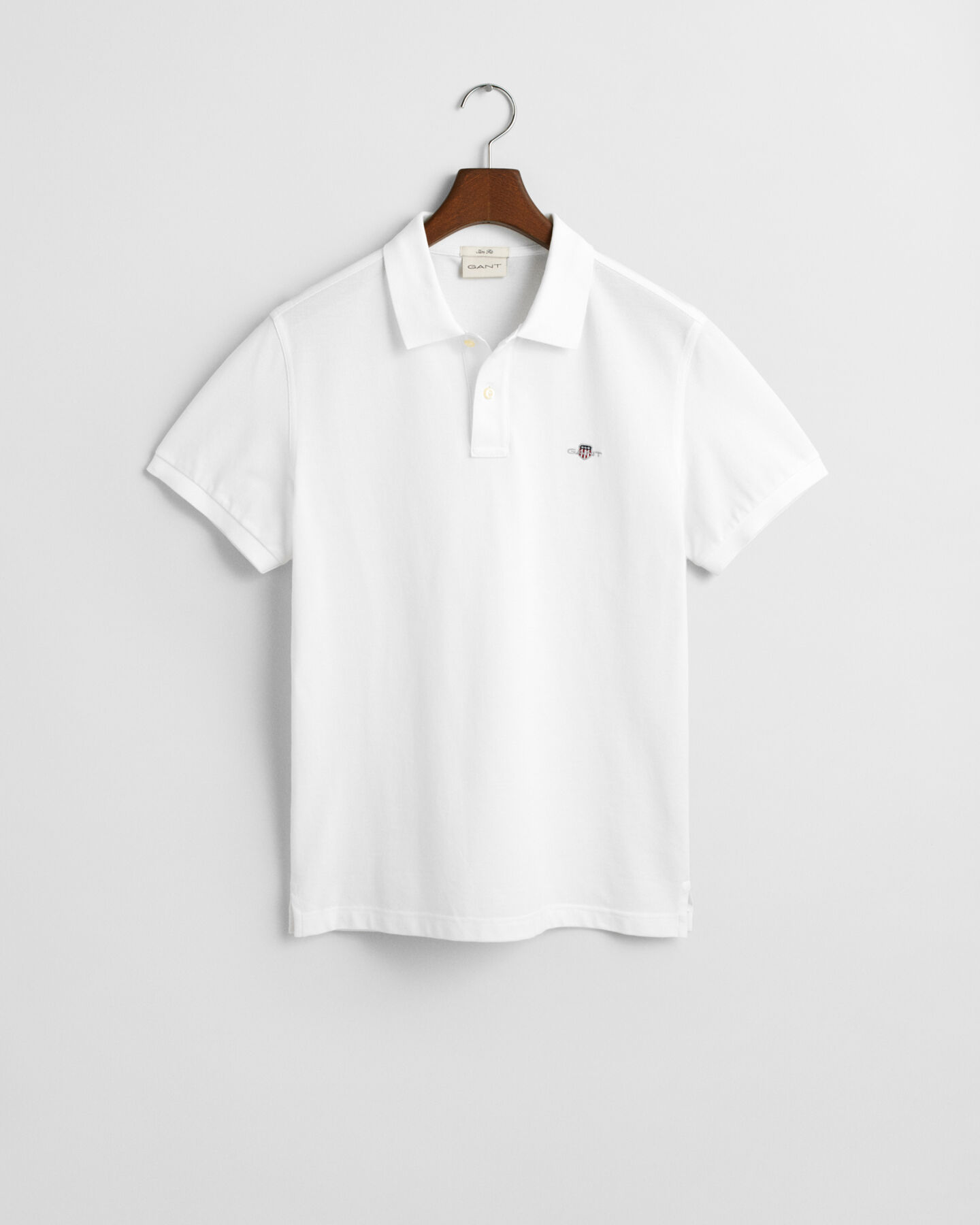 Slim Fit Shield Piqué Polo Shirt