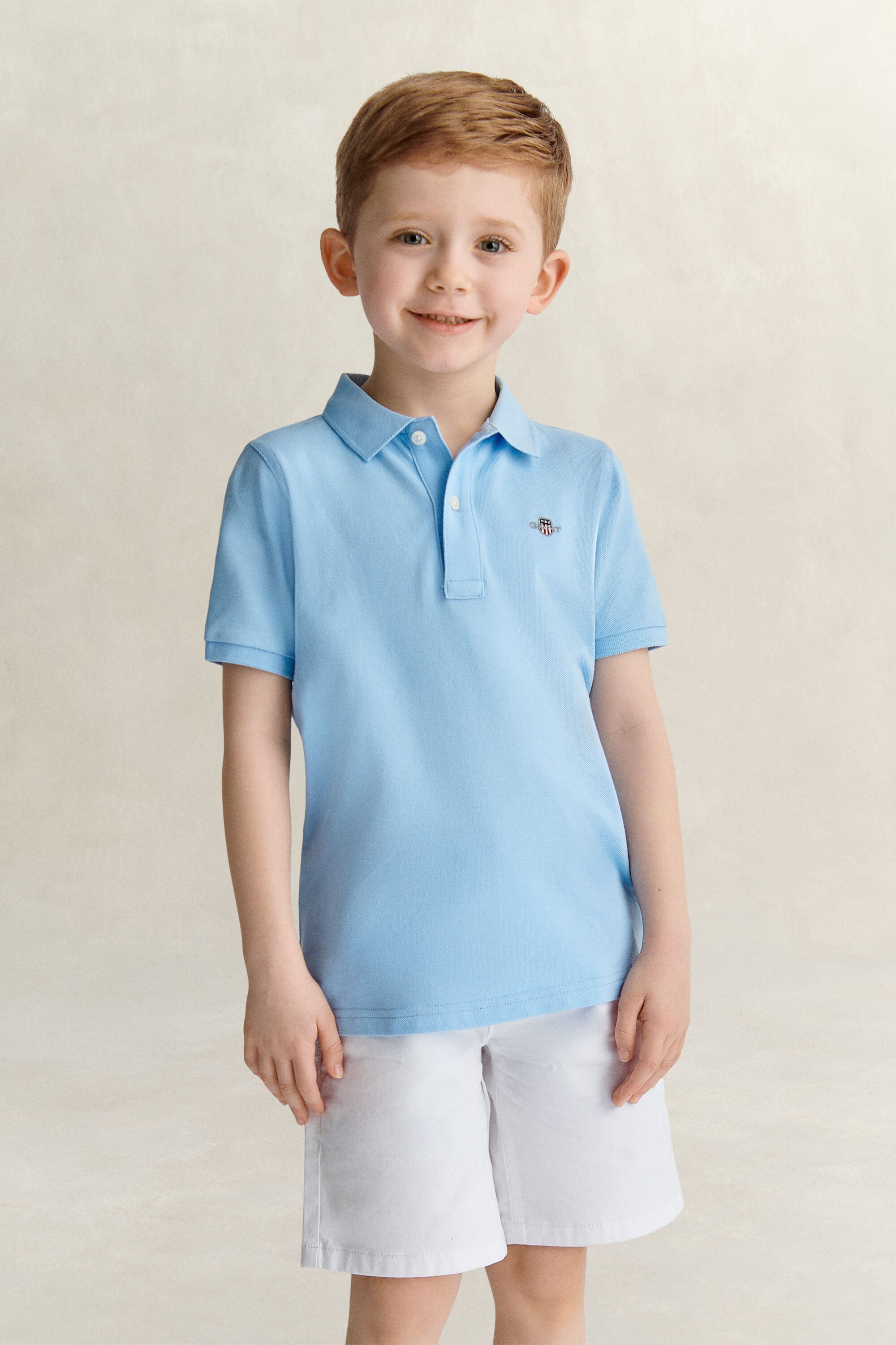 Kids Shield Piqué Polo Shirt