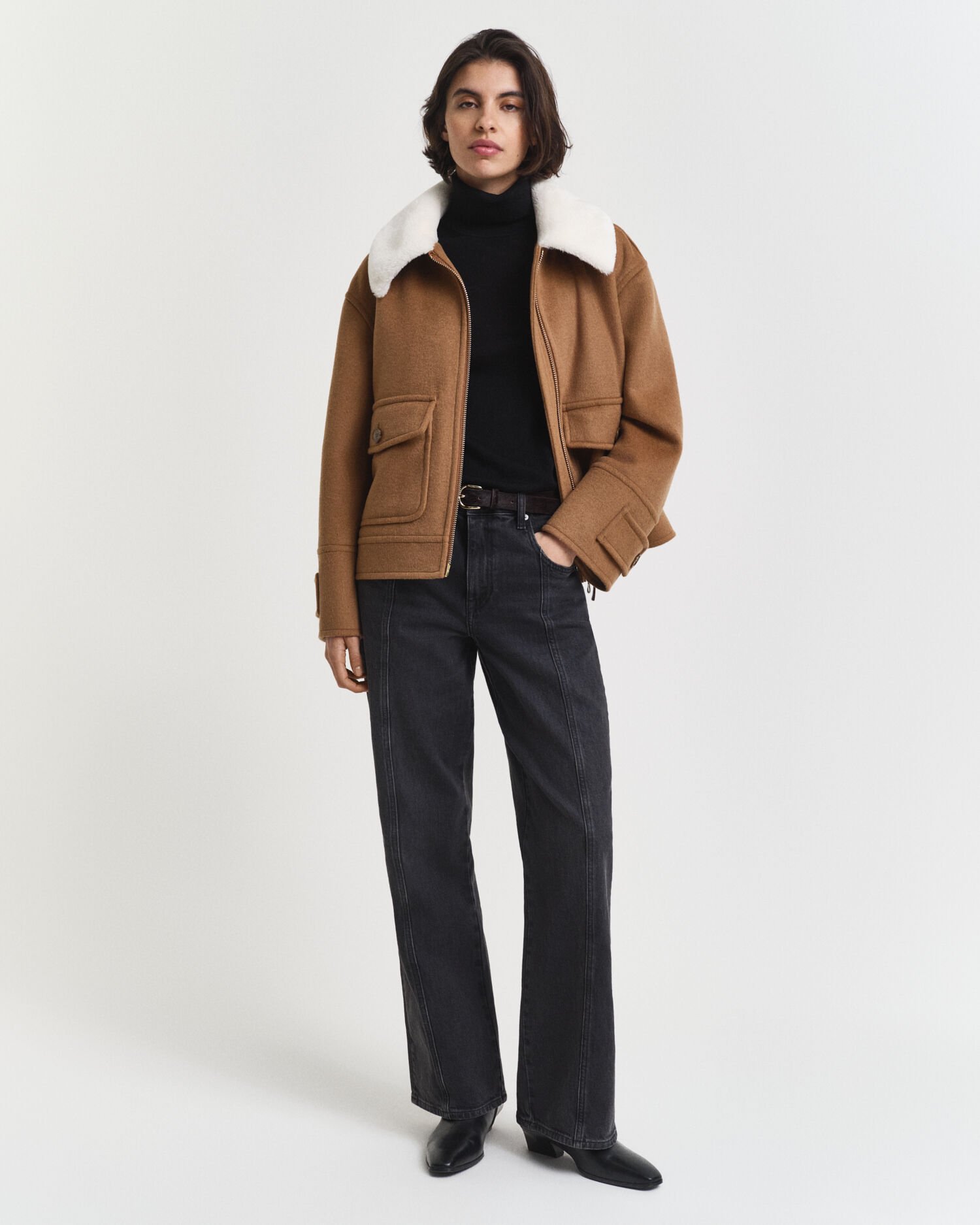 Extra Fine Merino Wool Turtleneck Sweater