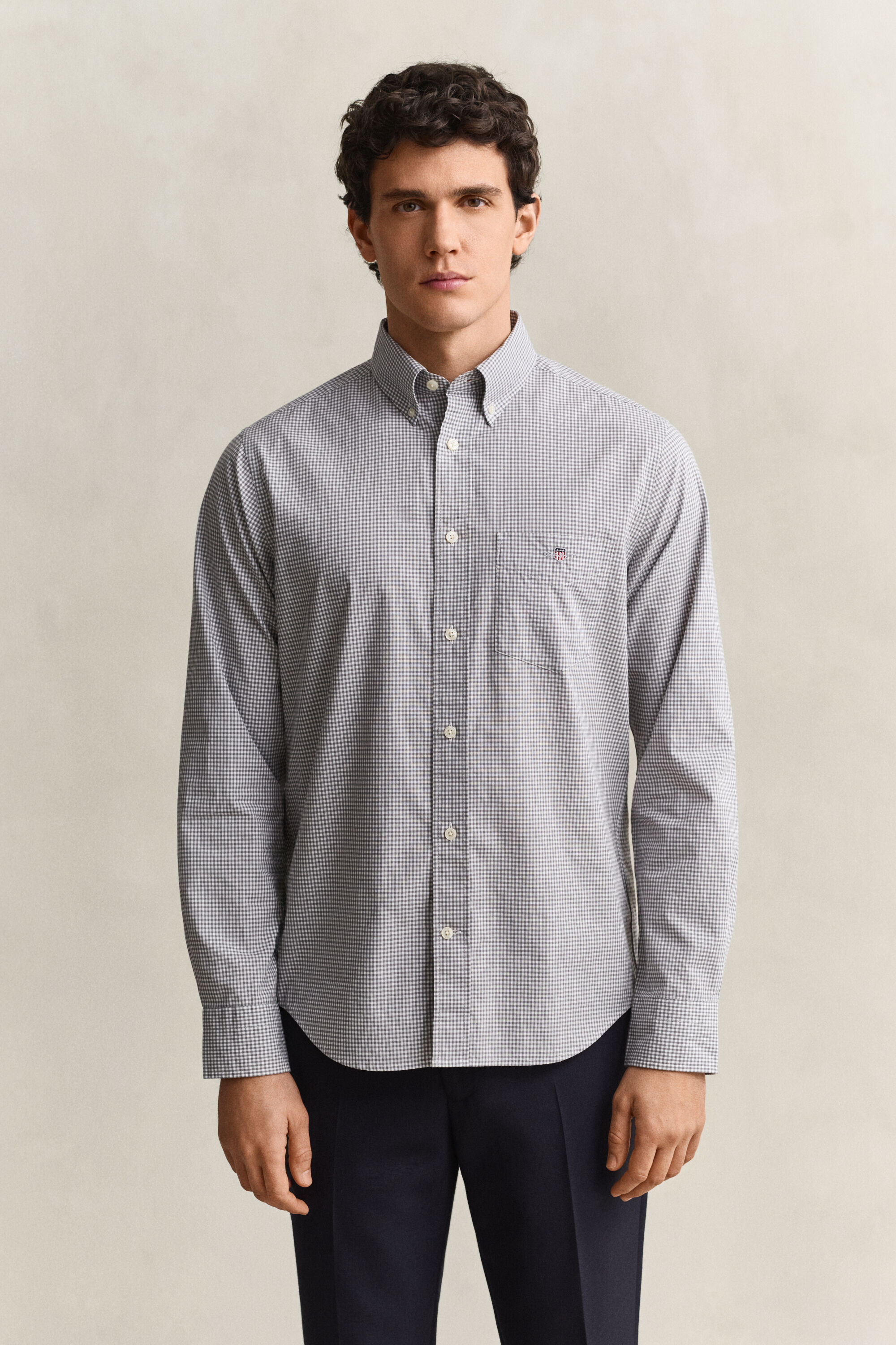 Gingham Classic Poplin Shirt